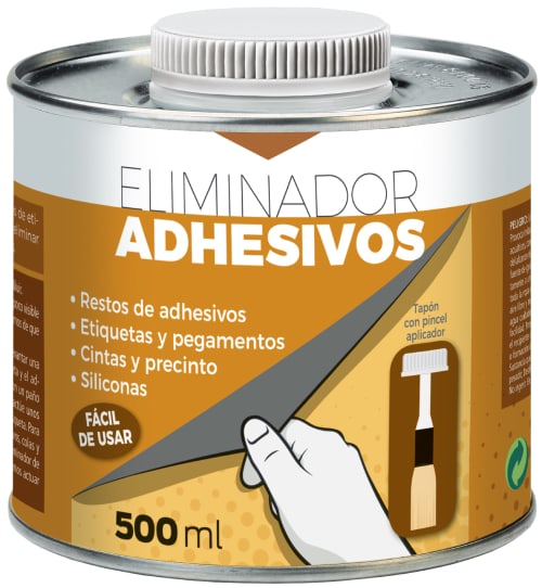 eliminador adhesivos pegamentos siliconas etiquetas precinto